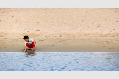 Boy on the beach - Cambodia