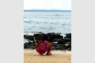 Girl on the beach - Philippines